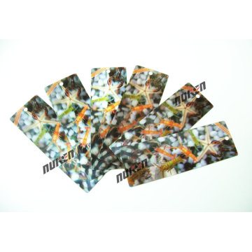 2015 Pet Lenticular Lesezeichen mit Tassles